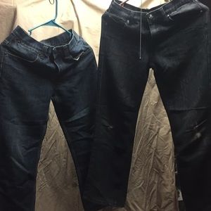 Size 12 2 pairs boys jeans